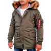 Alpha Industries zimná bunda ARCTIC DISCOVERER dark olive Veľkosť: L, Farba: zelená