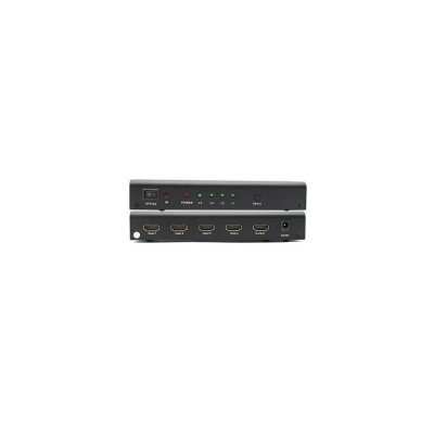 PremiumCord HDMI switch 4:1, kovový, dálkové ovl. (khswit41b)