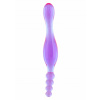 Dvojité dildo Seven creations 20 cm fialové