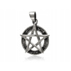 Prívesok z tmavého striebra 925 Pentagram magický symbol w0613 - 3,5g. (Prívesok z tmavého striebra 925 Pentagram magický symbol w0613 - 3,5g.)