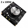 Zosilňovač 2 x 100 W Bluetooth MP3 prehrávač HI-FI aplikácia BT
