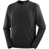 Pánska mikina Salomon MOTOMESH CREWNECK M-DEEP BLACK Veľkosť: L