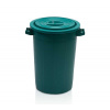 TBA Plastové obaly s.r.o. Sud 75l na dažďovú vodu vrátane veka, recyklovaný plast, zelená
