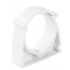 STASIŃSKI SP. Z O.O. Uzatvárateľný biely držiak elektroinštalačných trubíc UZE-18 (BALENIE 100 kusov)