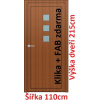 Soft Vchodové plastové dvere Ella 110x215 cm - Akce!