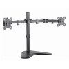 CONNECT IT TwinArm stolný držiak na 2 monitory, ČIERNY