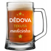 DEDOVA TEKUTÁ MEDICÍNKA - pivné poháre 0,5 l