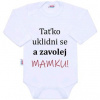 New Baby Body s potlačou a zavolaj MAMIČKU!