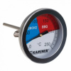 Teplomer do udiarne Kaminer 0-250°C - strieborný