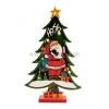 KAD 37 LED drevena dekoracia na stol, zeleny stromcek xxx