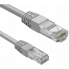Patchcord Lexton U/UTP kategórie 5e RJ45 / RJ45, 15 m, sivý