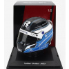 Spark-model helma Bell F1 Casco Helma Alfa Romeo C43 Team Stake N 77 Sezóna 2023 Valtteri Bottas 1:5 2 Tones Blue
