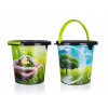 Brilanz Vedierko plastové ECO 10 l mix dekorov