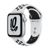 Apple Watch Nike SE GPS, 44mm Silver Aluminium Case with Pure Platinum/Black Nike Sport Band