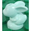 18852 Light Aqua Bunny / Rabbit, Sitting (Light Aqua králíček / králík, sedící)