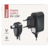 napájací zdroj emos j5810 s prepínačom f/iec pulz 12v/300 ma em-12sp