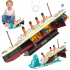 KONŠTRUKČNÉ KOCKY TITANIC NÁMORNÁ LOĎ FIGÚRKY 1883 KOCKOV NA USPORIADANIE