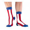 Ponožky Pruhované USA, Tag socks - M 39–42
