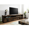 Bighome - TV-komoda mango 260x50x60 hnedá lakovaná IRON