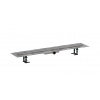 Hansgrohe RainDrain Compact Sprchový žľab 100 cm, s roštom, kefovaná nerezová oceľ 56170800-HG