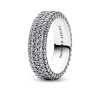 PANDORA prsten se třemi řadami pavé 48 192634C01-48