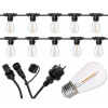 LED záhradné girlandy 10 m + 20x LED žiarovky E27 1W (LED záhradné girlandy 10 m + 20x LED žiarovky E27 1W)