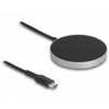 Delock bezdrôtová indukčná nabíjačka 1.25 A 66467 66467 Výstup 1x USB-C® čierna; 66467