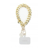 Guess Wrist Chain 4G Charm Strap Gold 14530737