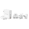 Hyper HyperJuice 140W PD 3.1 USB-C Charger With Adapters - White HY-HJG140WW
