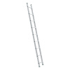 Hliníkový príložný rebrík ,s priečkami, šírka 340 mm