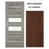 ImperioDoor set interiérové rámové dvere EVIA.7, CPL Orech Modern +Zárubňa PED-EVIA7-CPLOrMo