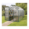 Skleník Vitavia Triton 5000 polykarbonát 6 mm 198x256 cm zelený vr. základového rámu