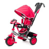 BABY MIX Detská trojkolka so svetlami Lux Trike ružová 105x46 ružová