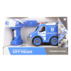 Skrutkovacie policajné auto na diaľkové ovládanie