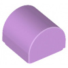 49307 Medium Lavender Slope, Curved 1 x 1 x 2/3 Double (Střední levandulový svah, zakřivený 1 x 1 x 2/3 dvojitý)