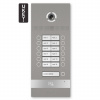 BI-12FB SILVER - Bránový panel IP, 12-bytový, UKEY, SIP 2.0 - BasIP
