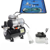 Airbrush set: Kompresor Fengda AS-186 a pištoľ Fengda BD-130K + čistiaca sada
