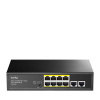 Cudy FS1010P sieťový prepínač Fast Ethernet (10/100) Podpora napájania cez Ethernet (PoE) Čierna (FS1010P)