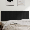 Panel na čelo postele čierny 160 cm zamat-ForU-374677