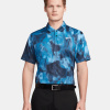 Nike Dri-FIT Tour Polo Ombre Print L Panske Obsidian/White
