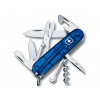 Kapesní nůž CLIMBER transparent modrý - Victorinox (Kapesní nožík CLIMBER transparentní modrá - Victorinox)