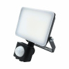 NEDES Vonkajší čierny LED reflektor so senzorom 10W / 4000K - LF7021S