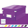 Leitz WOW Click & Store DVD 20,6 x 14,7 x 35,2 cm, purpurová