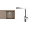 Set Franke G287KA (drez CNG 611-78 TL/7 Kašmír + batéria FC 6985.501 SMART GLENDA Celonerez) 114.0759.060