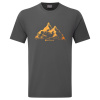 tričko Montane Dual Mountain T-Shirt midnight grey L