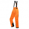 Nohavice detské dlhé ALPINE PRE OSAGO lyžiarske s membránou PTX oranžová 104/110