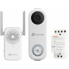 Ezviz Zvonek DB1C kit WiFi, domovní s kamerou, vyzváněcí jednotka, trafo