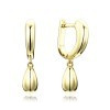 MINET JMAS0294GE00 - MINET Elegantní pozlacené stříbrné náušnice