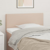 VidaXL Čelo postele kapučínové 90x5x78/88 cm umelá koža - Hnedá - 113832-192585
