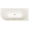 Polysan VIVA R asymetrická vana 175x80x47cm, ivory